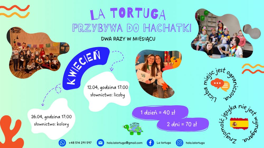 Warsztaty w języku hiszpańskim- La tortuga